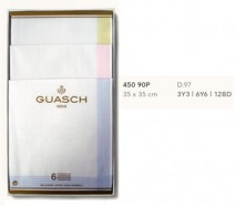  45090P  Estuche 6 pañuelos caballero, marca Guasch