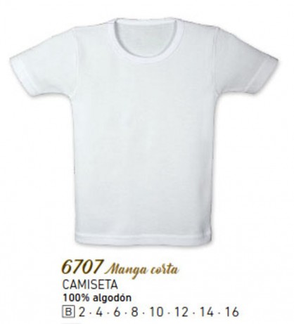 Camiseta interior infantil tirantes marca CALAMARO