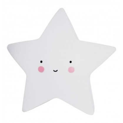 Estrella blanca, muñeco de luz, marca gamberrito