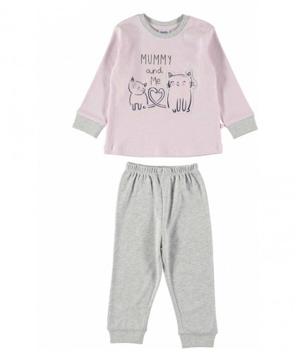 Pijama de algodón Interlock niña. Yatsi Baby