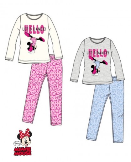Pijama punto jersey niña Hello - Minnie. Sun City