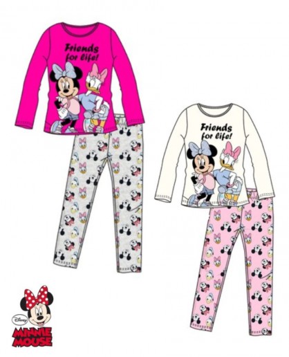 Pijama punto jersey niña Friend for life - Minnie. Sun City