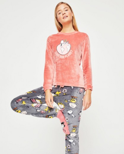 Pijama peluche Snoopy. Save our planet - Gisela