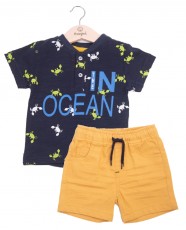 Conjunto bebé pantalón corto. In Ocean - Babybol