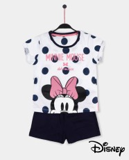 Pijama corto punto algodón. Minnie Dots - Disney