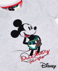 Pijama corto punto algodón. Mickey Jungle - Disney - Detalle camiseta