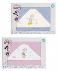 Capa de baño algodón. Mickey y Minnie - Disney Baby