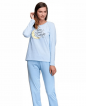 Pijama largo punto camiseta. Happy Women's Moonligh - Even
