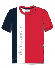 Camiseta algodón manga corta. Tricolor - Don Algodón -Rojo
